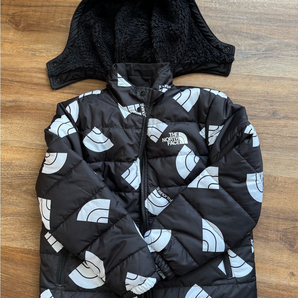 The North Face Black and White Patterned Jacket